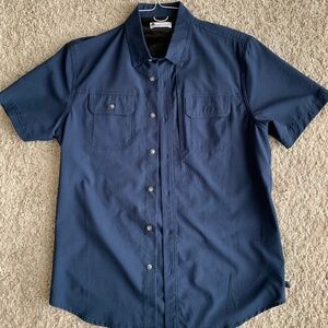 LB Tech - Small Blue Men’s short sleeve shirt